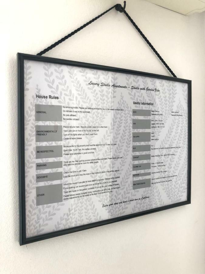 לובליאנה Luxury Studio Apartments מראה חיצוני תמונה
